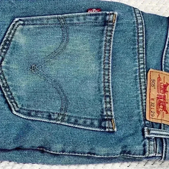 505 Levi’s jeans 32/29 great condition 100% cotton - Picture 3 of 8